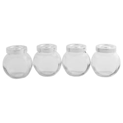 Yera Spice Glass Jar 195 ml (Pack of 4)