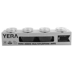 Yera Spice Glass Jar 195 ml (Pack of 4) 2