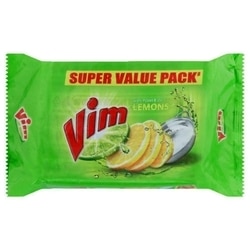Vim Lemon Dishwash Bar (4 x 190 g)