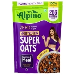 Alpino Zero Added Sugar High Protein Chocolate Super Oats 400 g