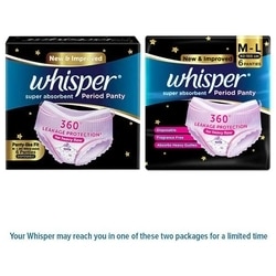 Whisper Period Panty Pack of 6 4