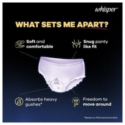 Whisper Period Panty Pack of 6 8
