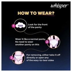 Whisper Period Panty Pack of 6 9