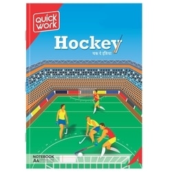 Quickwork A4 Binded Single Line Notebook 140 Pages Pack of 5 3