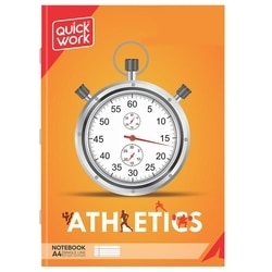 Quickwork A4 Binded Single Line Notebook 140 Pages Pack of 5 4