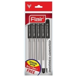 Flair Black Studio Gel Pen - Pack of 5 (Buy 1 @50%) 4