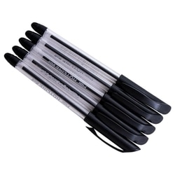 Flair Hotline Swiss Technology Black Ink Ball Pen - Pack of 5 (Buy 1 @50%) 3