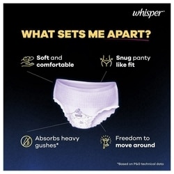 Whisper Period Panty L-XL 6 pcs 8