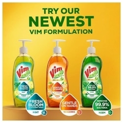 Vim Lemon Dishwash Liquid 3 L 3