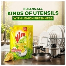 Vim Lemon Dishwash Liquid 3 L 6