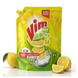 Vim Lemon Dishwash Liquid 3 L 7