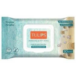 Tulips Tropical Paradise 30 Wet Wipes