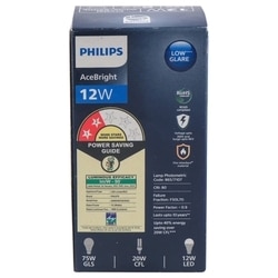Philips Ace Bright 12W Crystal White 6500k B22 LED Bulb 6
