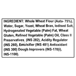 Kwality Whole Wheat Bread 400 g 4