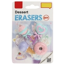 JB Fancy Assorted Dessert Theme Eraser Box (Set of 4)