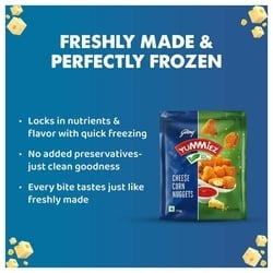 Godrej Yummiez Cheese Corn Nuggets 235 g 5