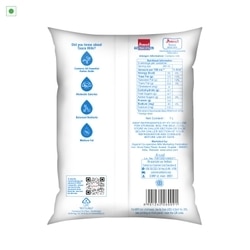 Amul Taaza Toned Milk 1 L (Pouch) 2