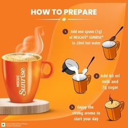 Nescafe Sunrise Strong Aroma Instant Coffee 45 g 5