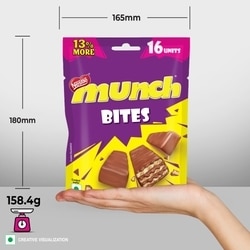 Nestl Munch Coated Wafer Chocolate 16 pcs 158.4 g 4