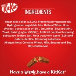 Nestle KitKat Chocolate Wafer Bar 18.5 g 8