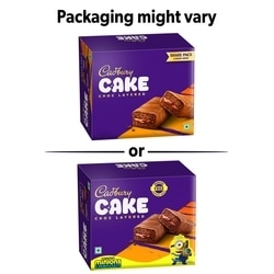 Cadbury Chocobakes Choc Layered Cakes Minions Pack 114 g (19 g x 6) 2