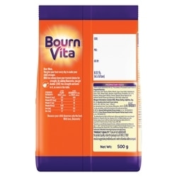 Bournvita Chocolate Nutrition Drink 500 g Pouch 3