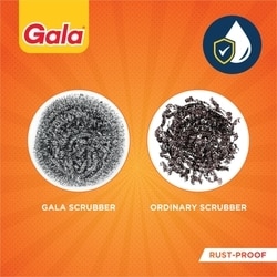 Gala Swash Card Steel Scrubber 7cm 1 N 2