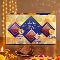 Cadbury Celebrations Choco Mithai Squares Gift Box 108 g 4