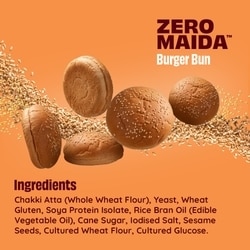 The Health Factory Zero Maida Burger Bun 120 g 4