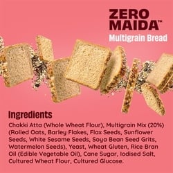 The Health Factory Zero Maida Multigrain Bread 375 g 4