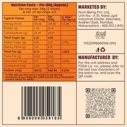 The Health Factory Zero Maida Whole Wheat Bread 350 g 5