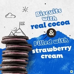Cadbury Oreo Strawberry Cream Sandwich Biscuit 41.75 g 4
