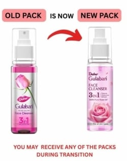Dabur Gulabari Rose Glow Face Cleanser 100 ml 3