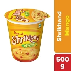 Amul Mango Shrikhand 500 g (Container)