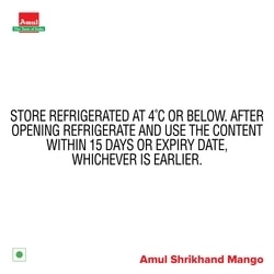 Amul Mango Shrikhand 500 g (Container) 4
