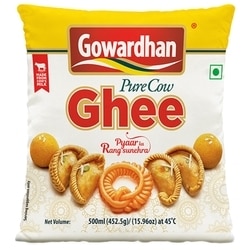 Gowardhan Pure Cow Ghee 500 ml (Pouch)