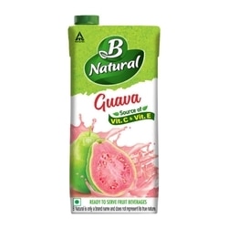 B Natural Guava Gush Fruit Drink 1 L 2
