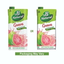 B Natural Guava Gush Fruit Drink 1 L 3