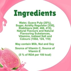 B Natural Guava Gush Fruit Drink 1 L 9