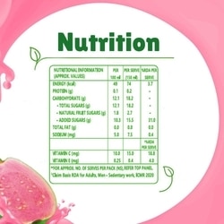B Natural Guava Gush Fruit Drink 1 L 10