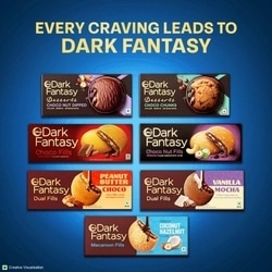 Sunfeast Dark Fantasy Vanilla Sandwich Cream Biscuit 79 g 6