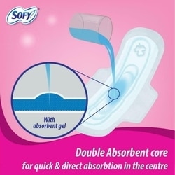 Sofy Bodyfit Sanitary Napkin with Wings (XL) 18 pads 7