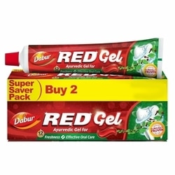 Dabur Red Gel Toothpaste 150 g (Pack of 2)