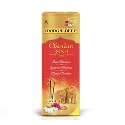 Mangaldeep Chandan 3in1 Incense Sticks - 180 pcs 6