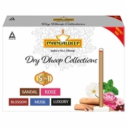 Mangaldeep Dry Dhoop Sticks Collections - 5in1 80 g