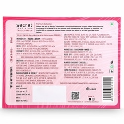 Secret Temptation Perfume Gift Set for Women (4N x 20 ml) 7