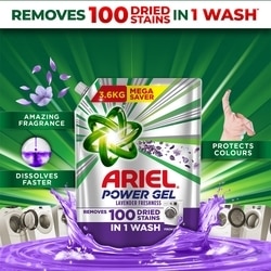 Ariel Lavender Power Gel Front Load Liquid Detergent 3.6 kg 4
