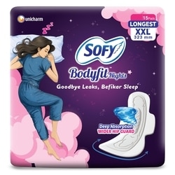 Sofy Bodyfit Nights XXL Sanitary Pad 15 N