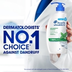 Head & Shoulders Cool Menthol Anti-Dandruff Shampoo 650 ml 2