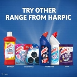 Harpic Hygienic Toilet Cleaner Rim Block Lavender 26 g 6